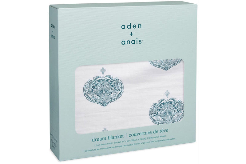 Aden + Anais: Dream Blanket - Paisely Teal