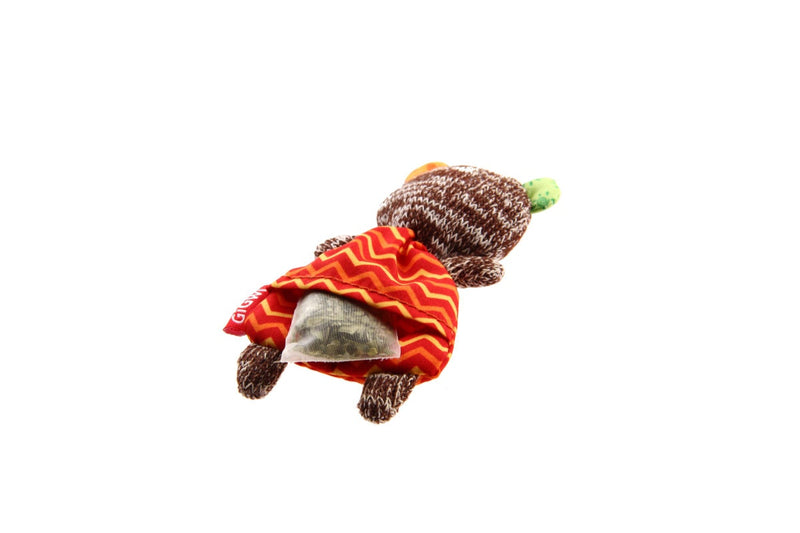 GiGwi: Catch & Scratch, Refillable Catnip Cat Toy - Bear