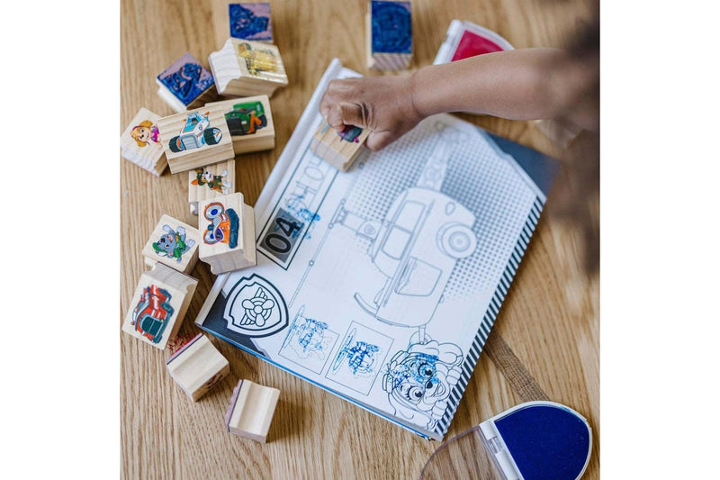 Melissa & Doug: Paw Patrol - Wooden Stamps Activity Set