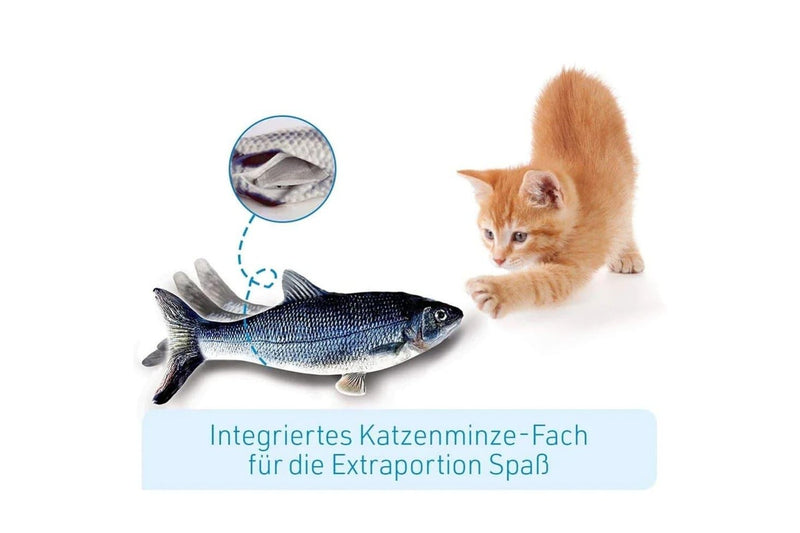 Interactive Fish Plush Toy For Cats