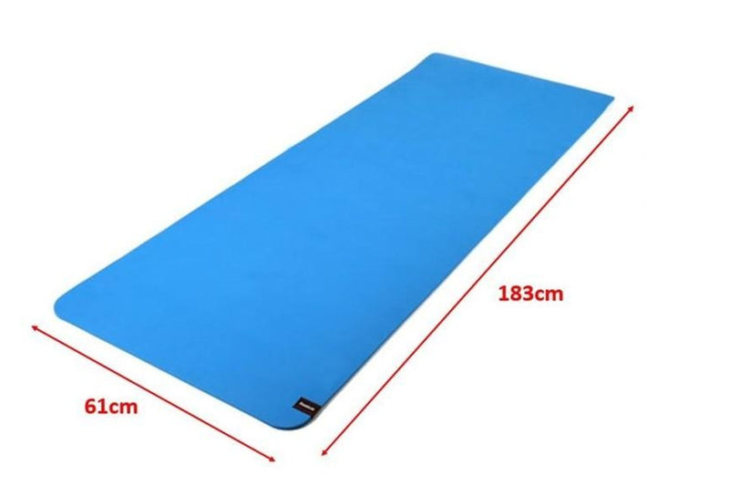 10mm BLUE Yoga Mat Extra Thick Gym Mat Fitness Excise Rubber Mat