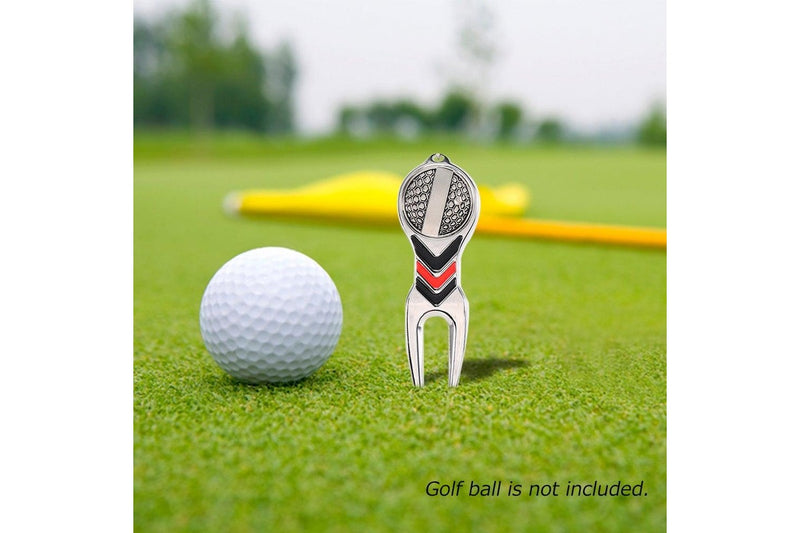 Golf Divot Repair Tool Pitchfork Groove Cleaner Training Aids - Standard - Set Of 1