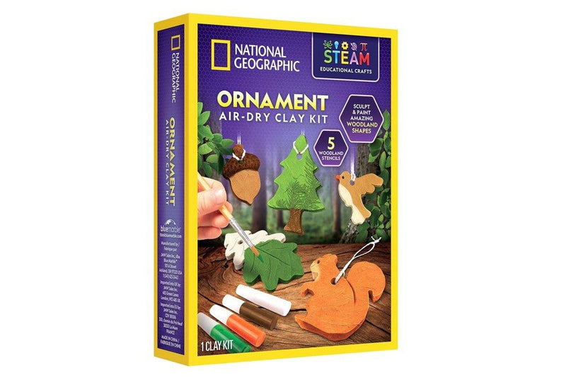 National Geographic: Ornament Air-Dry Clay Kit