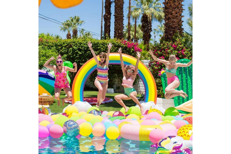 Inflatable Rainbow Sprinkler Toy Large Outdoor Water Toy for Kids