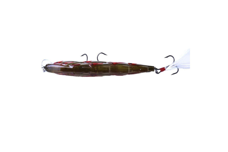 11.5cm 15.7g Crank Lure With Feather Hook For Sea Fishing