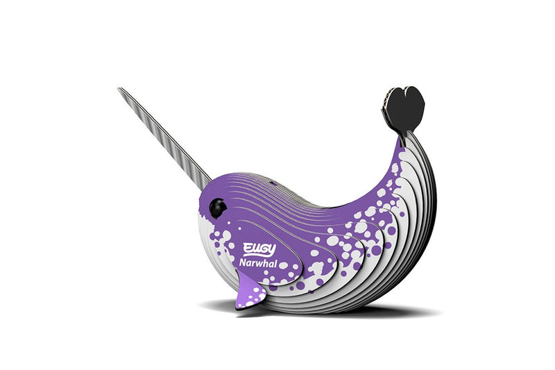 Eugy: Narwhal - 3D Cardboard Model