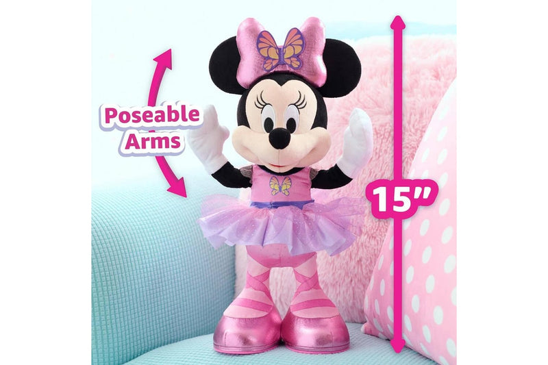 Dinsey Junior Butterfly Ballerina Minnie Mouse Singing Talking Toy 3+