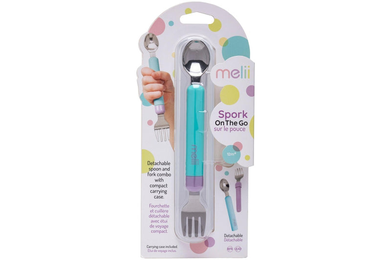 Melii: Spork On the Go - Blue + Purple