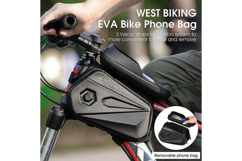 High Quality Waterproof Touch Front Frame Bicycle Bag