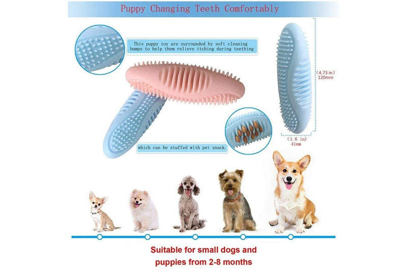 Durable Flexible Safe Food Dispensing Puppy Chew Toy For Pets Teeth Cleaning