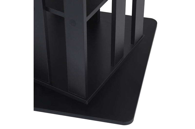 Fraser Country 6 Tier Rotation Book Shelf - Black