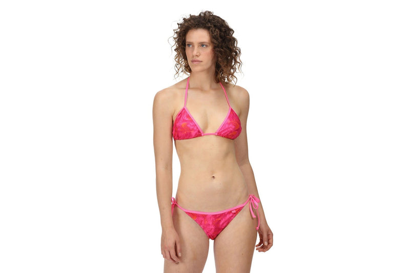 Regatta Womens/Ladies Aceana Palm Leaf Bikini Top (Fusion Pink) (16 UK)