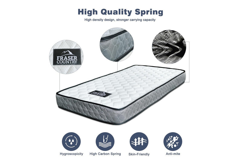 Fraser Country: Basic Bonnell Spring Mattress - Single