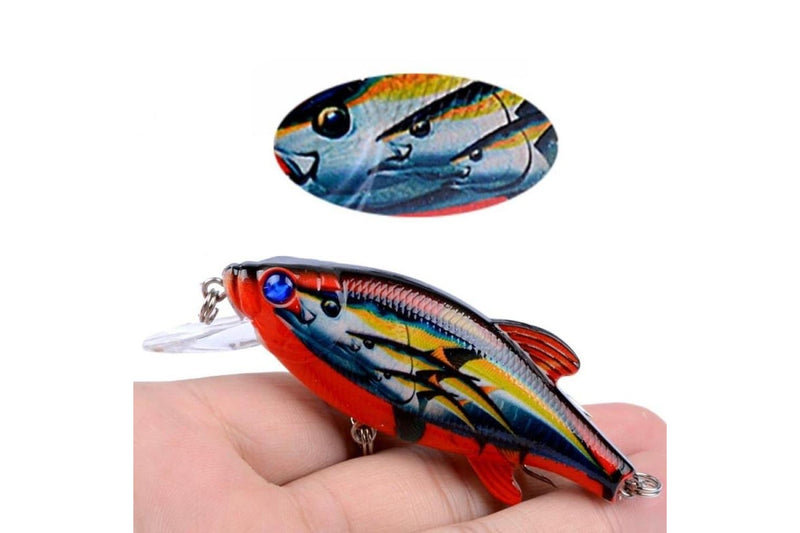 8cm/10.9g Painted Floating Bionic Lure With Rattle