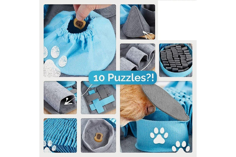 Dog Snuffle Mat 3 Difficulty Levels Enrichment Pet Puzzle Toy Feeding Puppy Sniffing Pad Smell