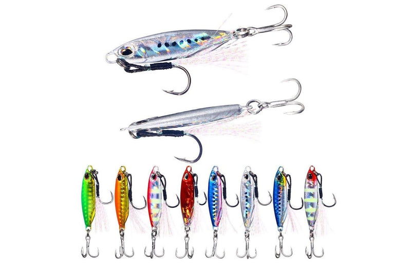 Pack Of 2 Shore Casting Lead Fish Lure 32g Double Hook Long Distance Sinker