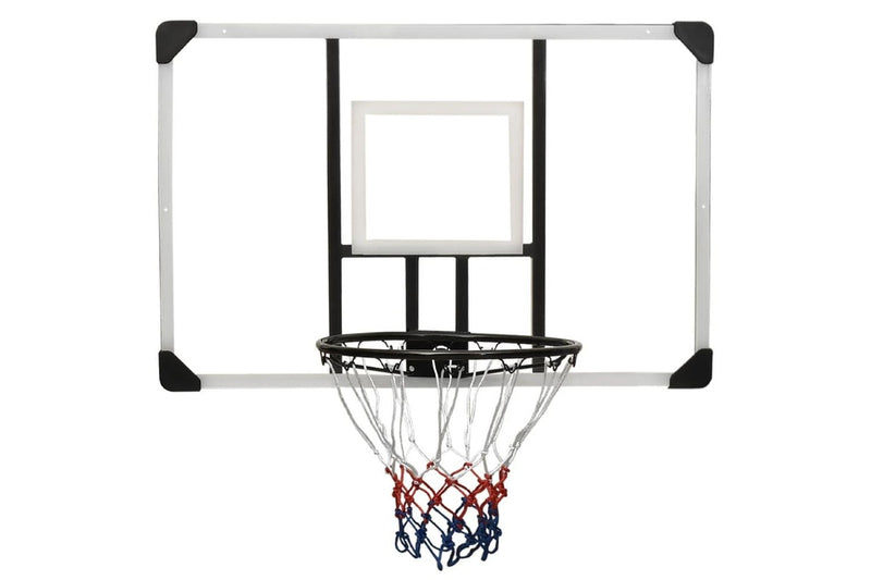 Basketball Backboard Transparent 106X69x3 Cm Polycarbonate - One Size