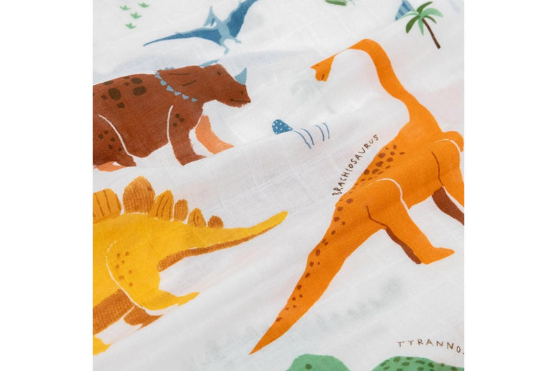 Little Unicorn: Pillowcase Set - Dino Names (2 Pack)