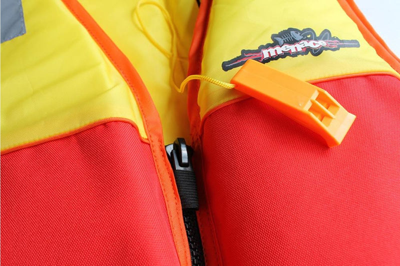 Menace Hercules Sports Life Jacket Adult | Size: Large (Yellow/Red)