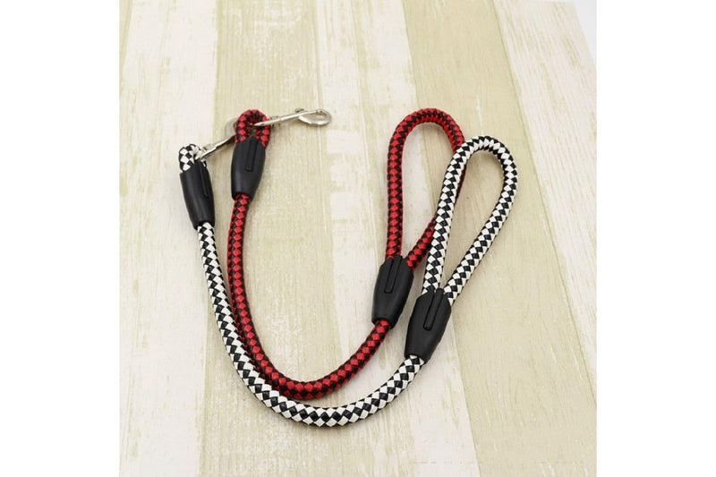 Pu Leather Weave Round Rope Dog Leash