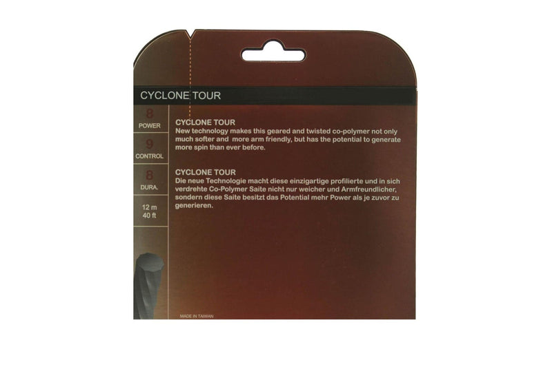 1 Pack Volkl Cyclone Tour 16g/1.30mm Tennis Racquet Strings - Red