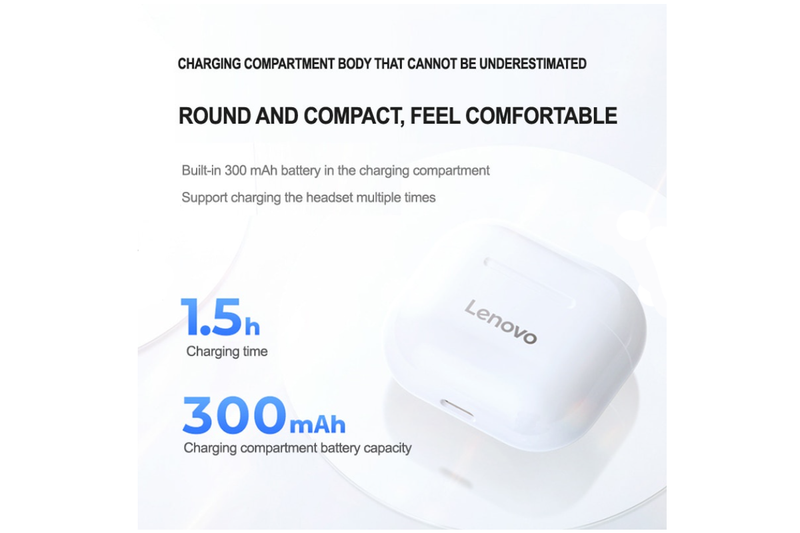 Lenovo LP40 TWS Wireless Bluetooth Earphone - NZ Stock