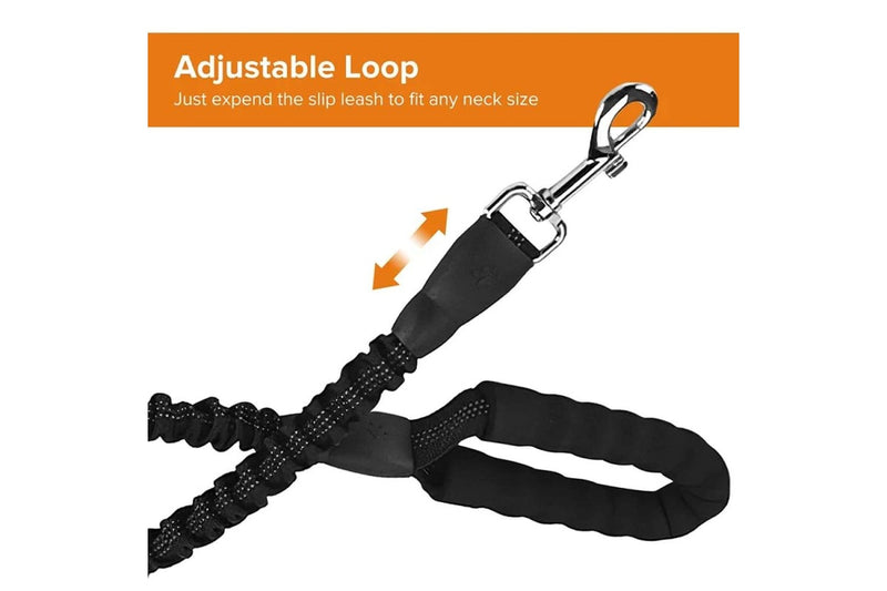 Heavy Duty Dog Leash Stretchable Reflective
