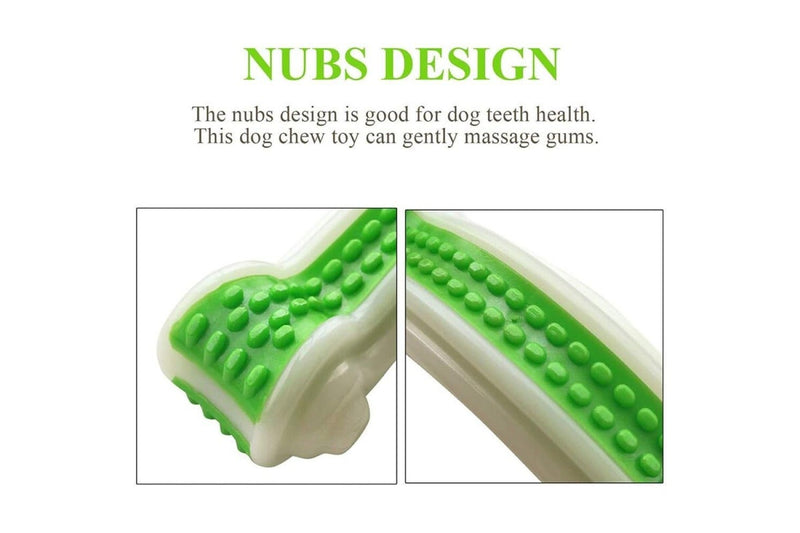 Non-toxic Bite Resistant Bacon Flavour Dog Chew Bone Toy For Small Large Dogs