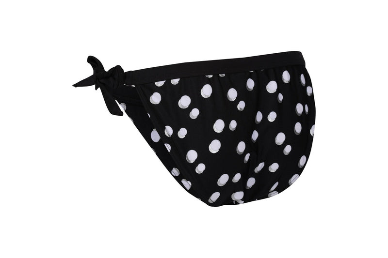 Regatta Womens/Ladies Flavia Polka Dot Bikini Bottoms (Black/White) (8 UK)