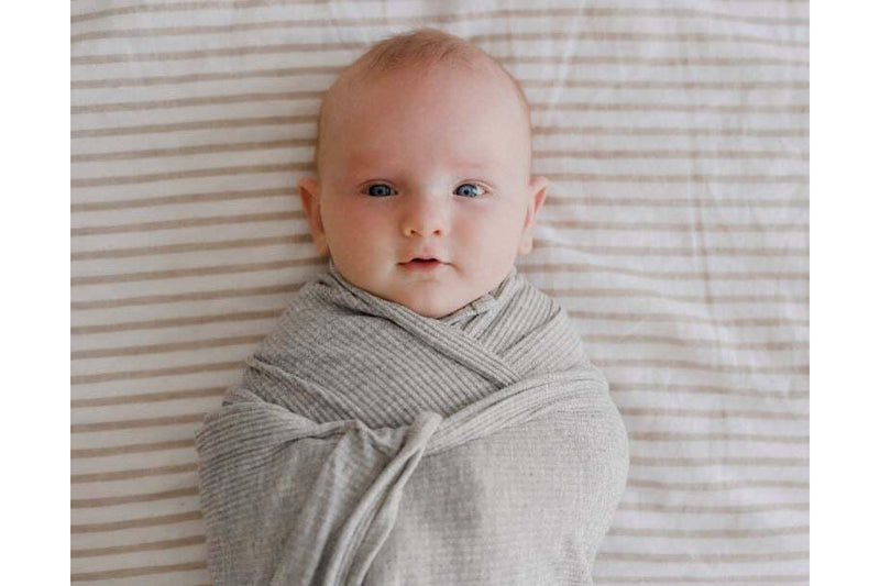 Ponchik Babies + Kids - Ribbed Swaddle Jersey Wrap - Koala