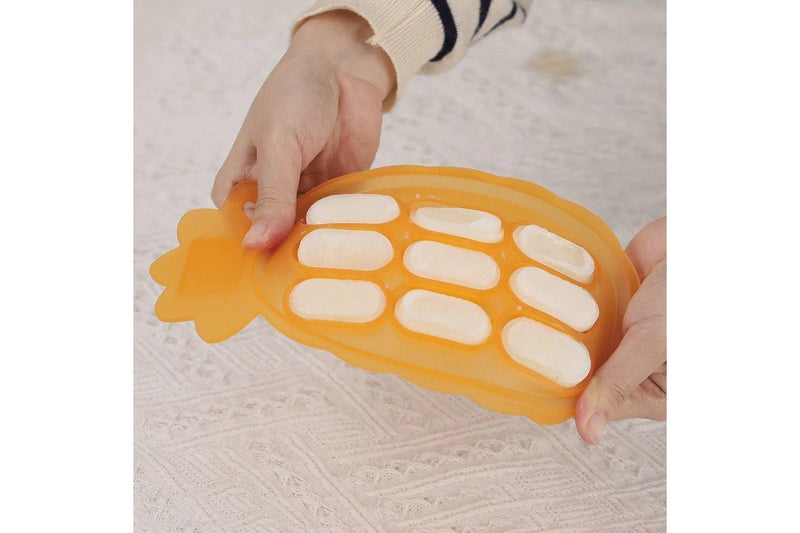 Haakaa: Pineapple Silicone Nibble Tray - Blush (with Label Slot)