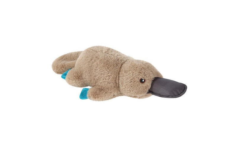 2x Paws & Claws Outback Buddies Platypus Interactive Pet Dog Toy w Squeaker