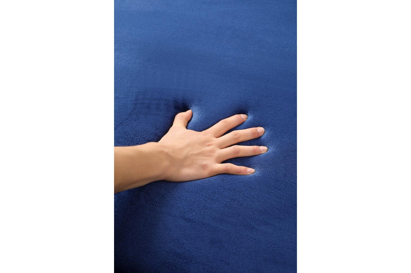 MonkeyMats: Memory Foam Soft-Touch Mat - Deep Blue (150cm x 200cm)