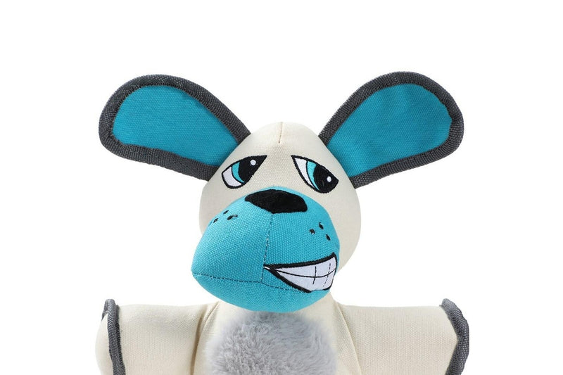 Paws & Claws 32cm Super Tuff Buddies Oxford Pet Interactive Toy Dog w Squeaker