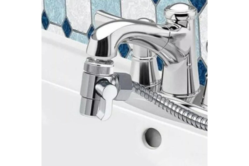 Switch Faucet Adapter 2-Way Tee Connector Water Tap Connector Diverter Valve Shower Arm Diverter