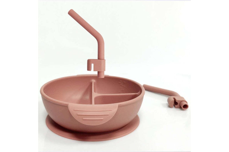 Haakaa: Silicone Divided Suction Bowl - Bluestone