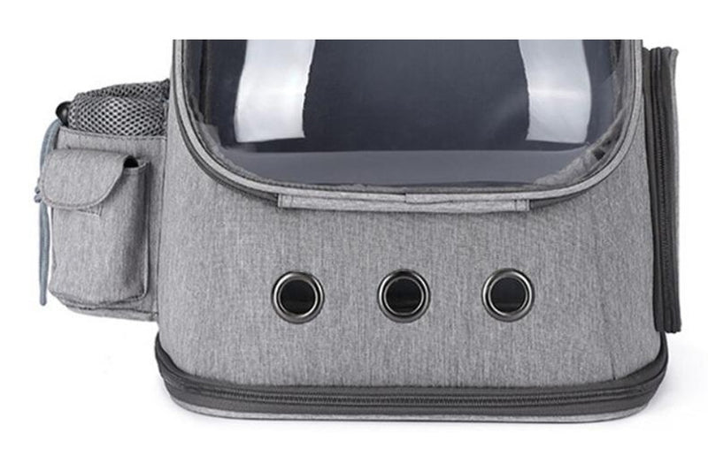 Pet Backpack Carrier Bubble Bag - Grey