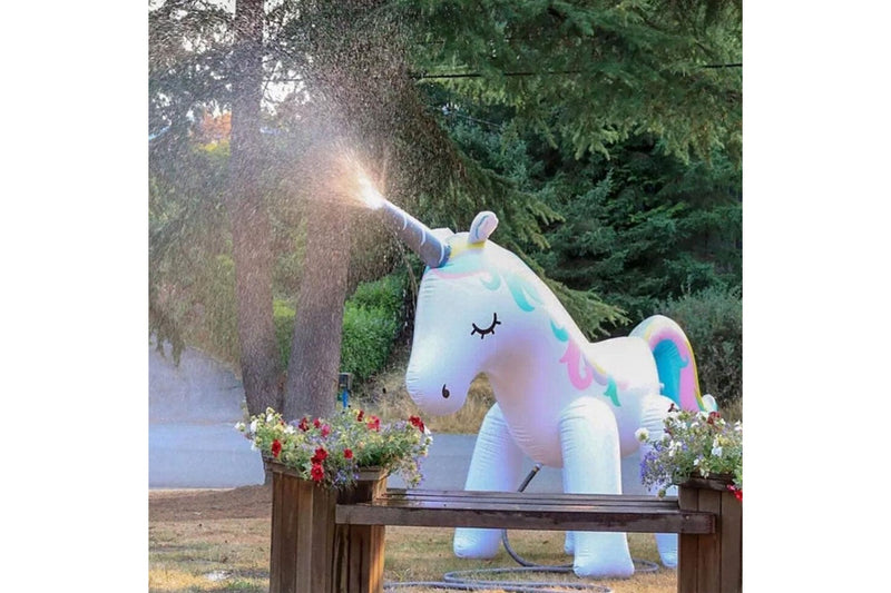 Giant Unicorns Inflatable Sprinkler Summer Outdoor Yard Water Spray Toy Style 1