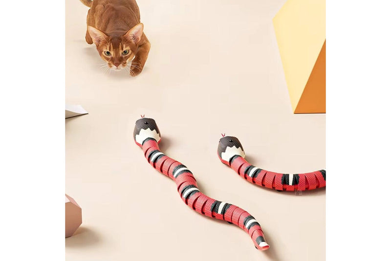 Smart Sensing Cat Toys Interactive Automatic Electronic Snake