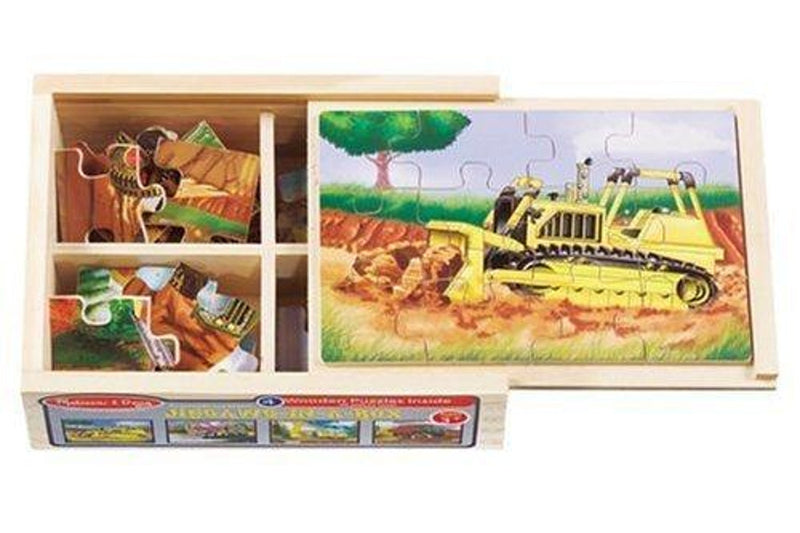 Melissa & Doug: Construction - Puzzles in a Box