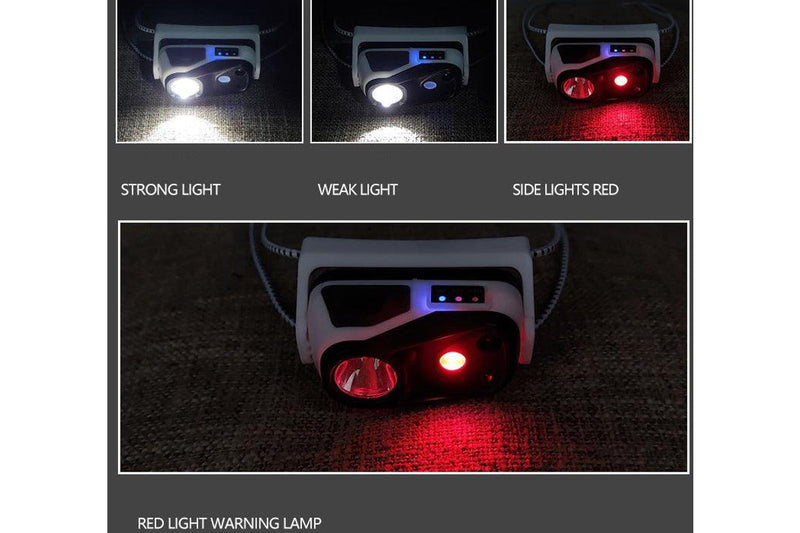 Sensor Inductive LED Headlamp Headlight Torch