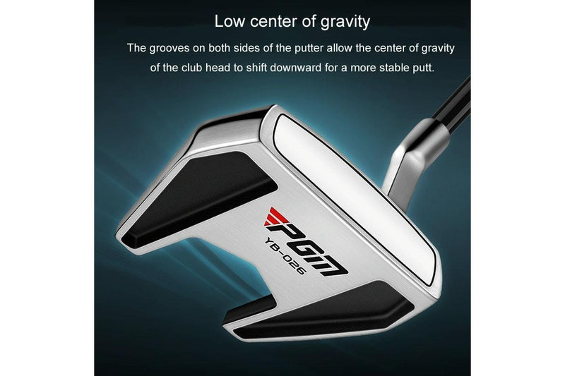 Tug054 Golf Club Standing Putter Low Center Of Gravity Stability Pro Silver Black