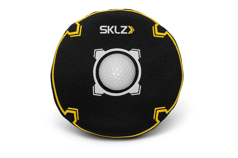 3pc SKLZ Rubber Disc Ball Bunker Caddie Golf Swing Shot Compact Trainer Grey