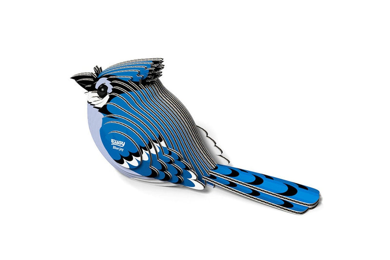 Eugy: Blue Jay - 3D Cardboard Model