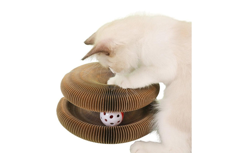 Magic Organ Cat Scratching Board with Toy Bell