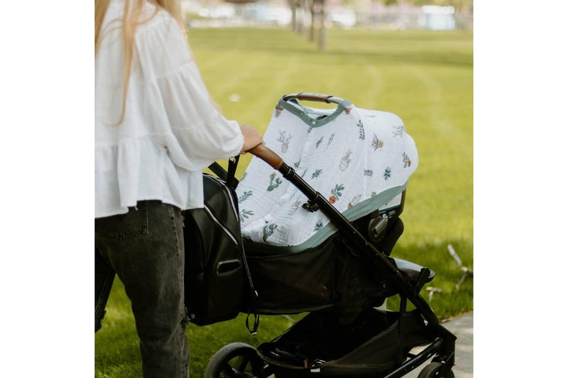 Little Unicorn: Muslin Car Seat Canopy V2 - Prickle Pots