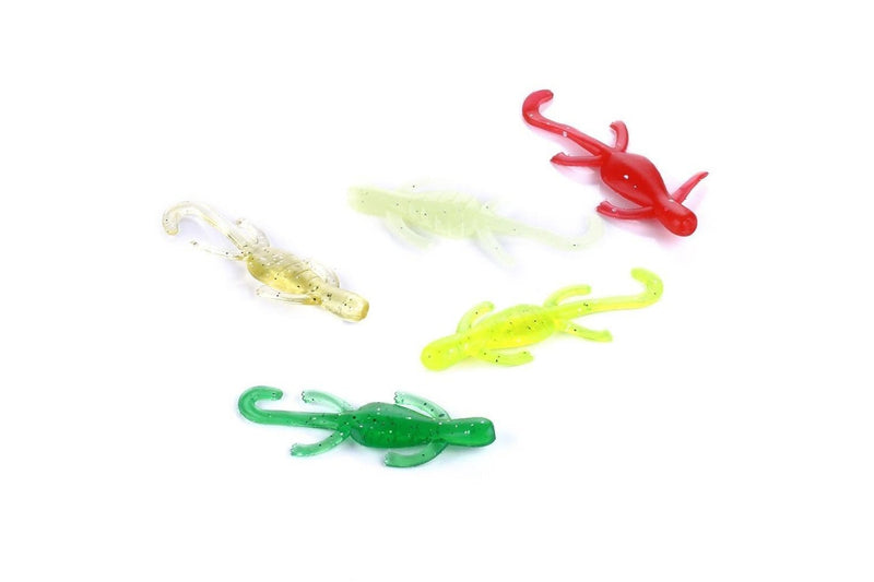 10 Piece 5cm/1g Gecko Shaped Soft Fish Bait For Fishing