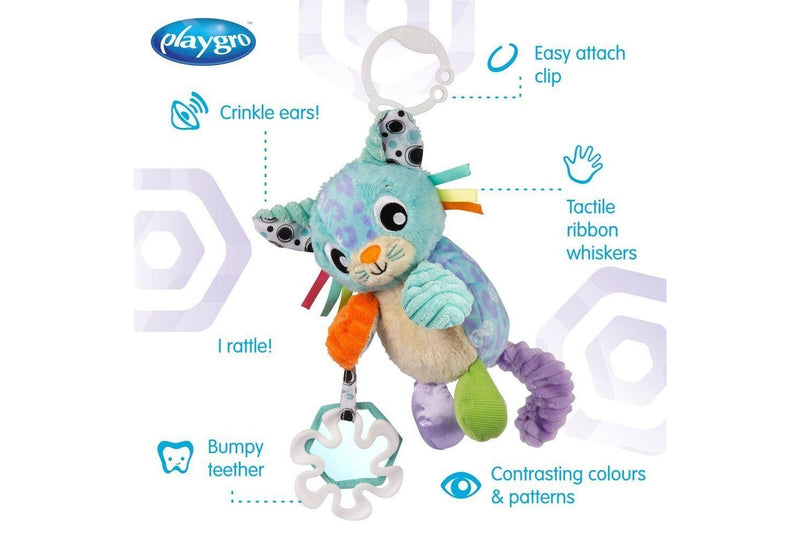 Playgro: Atka Arctic Cat Sensory Friend