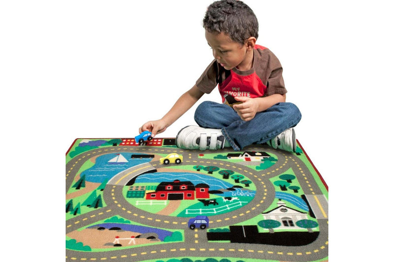 Melissa & Doug: Round the Town - Road Rug