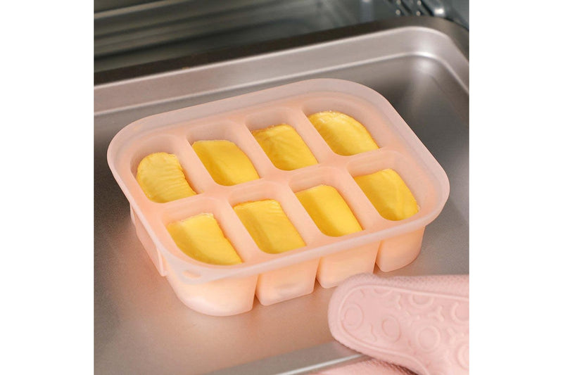 Haakaa: Easy-Freeze Tray - Blush (4 Compartments)